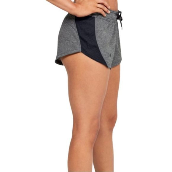 Under Armour Pants - Under Armour Tech Terry Shorts Grey Black‎ Size Large